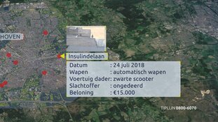 Eindhoven - Gezocht - Liquidaties en poging daartoe in regio Eindhoven onder de loep