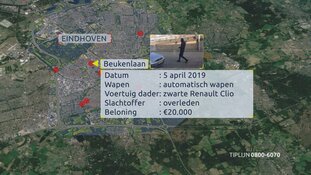 Eindhoven - Gezocht - Liquidaties en poging daartoe in regio Eindhoven onder de loep