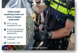 Politie ontdekt veel softdrugs en illegale pokerruimte in Eindhovense woning