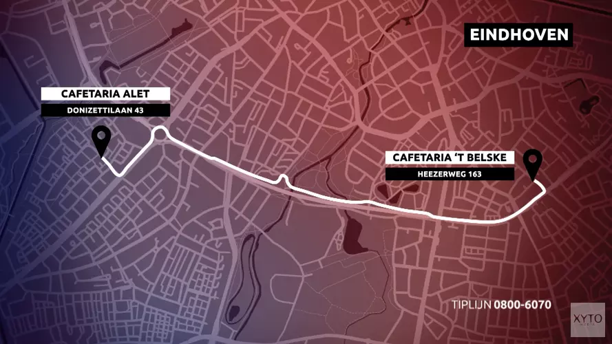 Gezocht: Twee cafetaria overvallen in Eindhoven