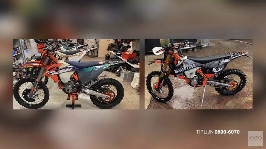 Gezocht: Diefstal crossmotoren Eindhoven