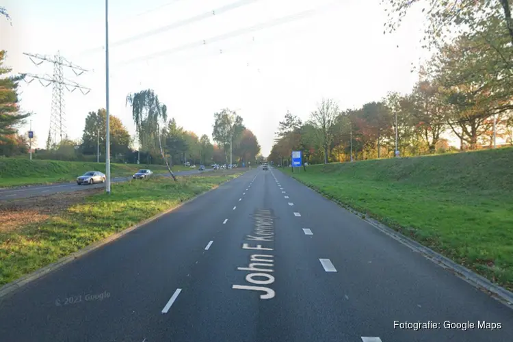 Onderhoud aan op- en afritten John F. Kennedylaan