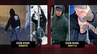 Gezocht: Wie zijn deze 2 relschoppers in Eindhoven?
