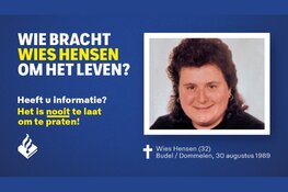 Kleine honderd tips in coldcase Wies Hensen