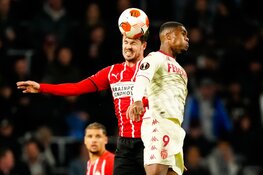 PSV beleeft zure avond tegen Monaco