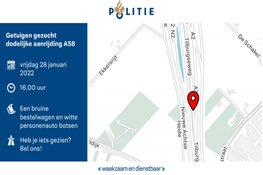 Dringend getuigen gezocht van dodelijke aanrijding op A58