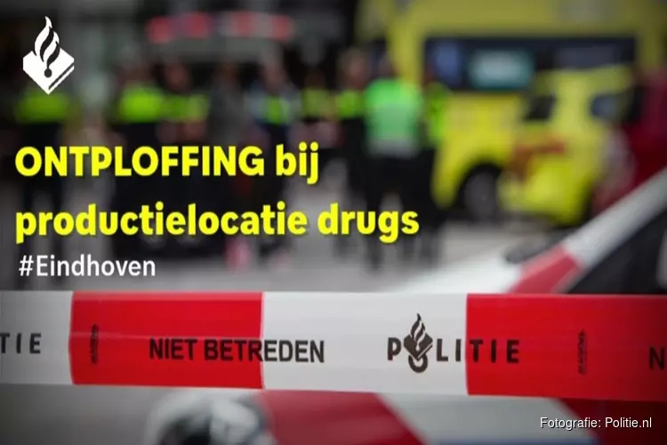 Ontploffing bij productielocatie drugs in loods