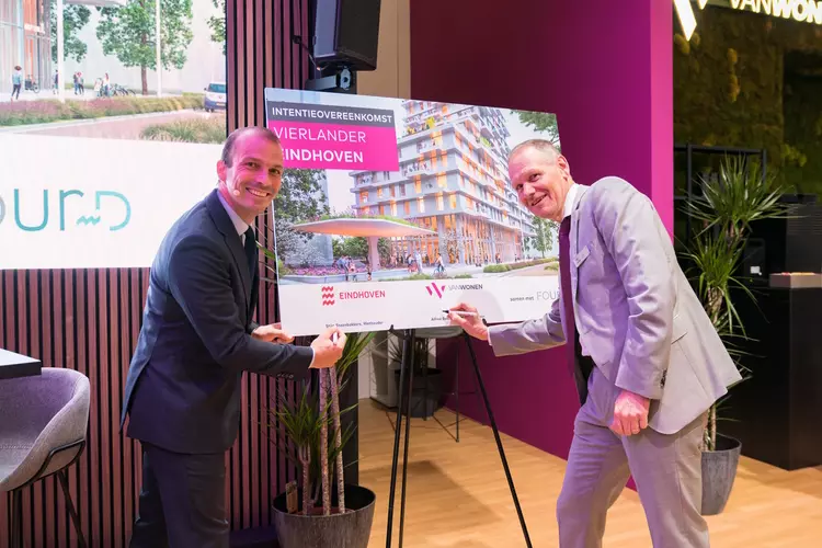 Gemeente Eindhoven en vanwonen tekenen voor de volgende stap vierlander in Eindhoven interna tionale KnoopXL