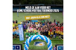 Nog twee weken om in te schrijven voor ASML Schoolvoetbaltoernooi 2026
