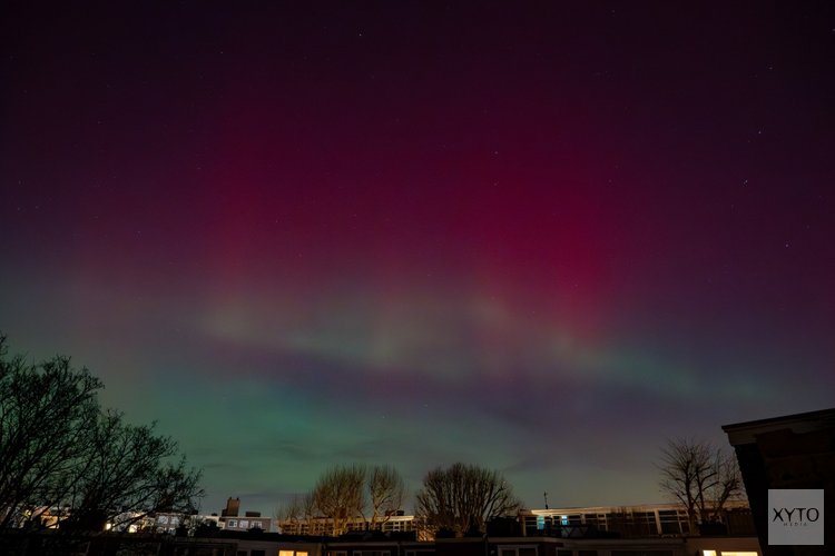 Noorderlicht zichtbaar in groot deel van Nederland