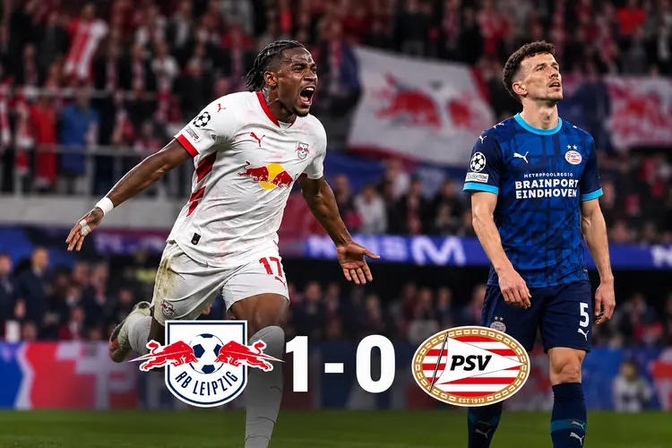 Kovar blinkt uit, maar kan nederlaag PSV in Leipzig niet voorkomen