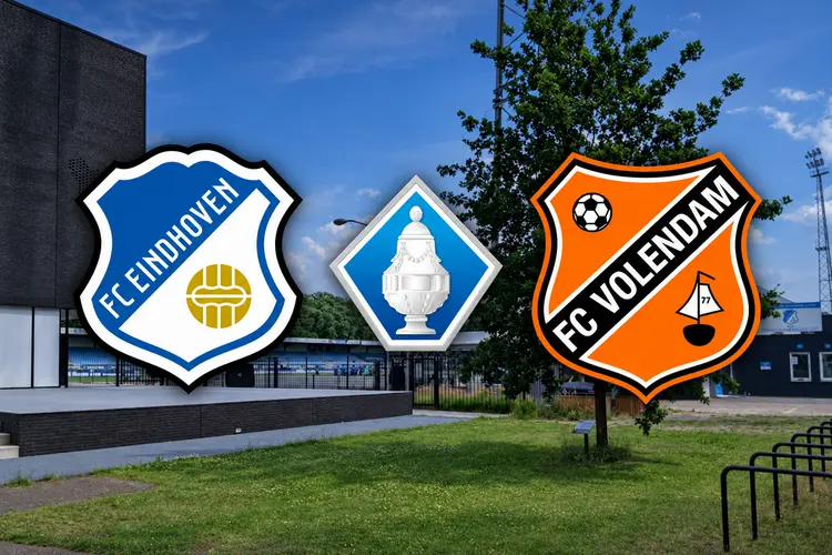FC Eindhoven klopt FC Volendam in doelpuntrijk duel en bekert verder
